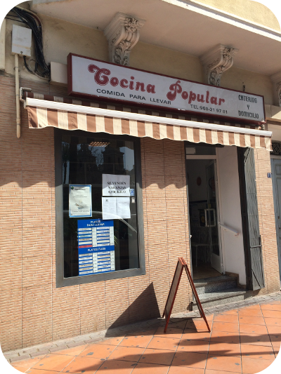 Cocina Popular Murcia Menu Barrio Del Carmen